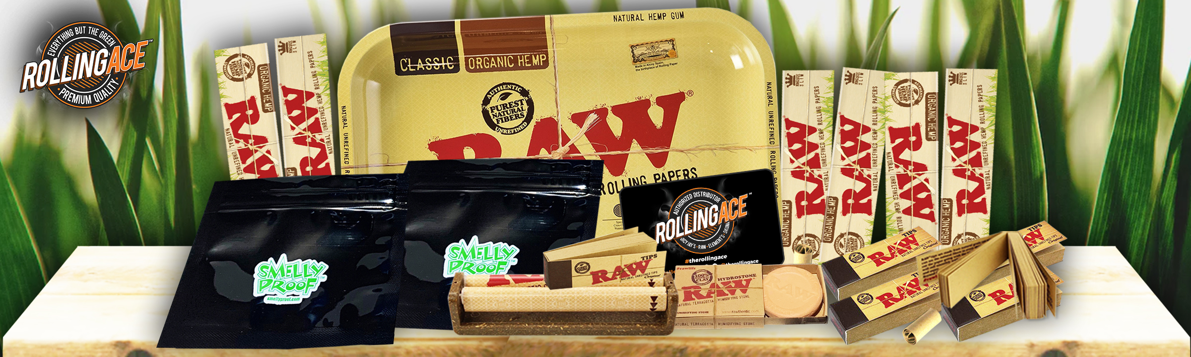 Raw King Size Organic Bundle with Tray